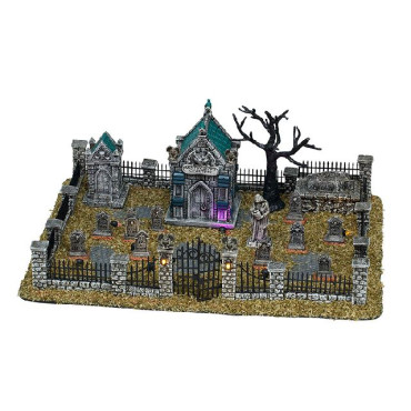 MISTY CRYPT GRAVEYARD, SET OF 15,  INCL.