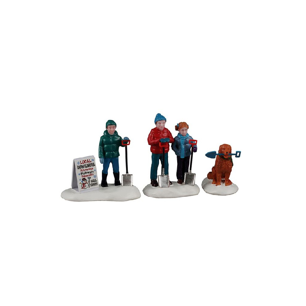 NEIGHBORHOOD SNOW SHOVELERS, SET OF 3