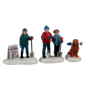 NEIGHBORHOOD SNOW SHOVELERS, SET OF 3