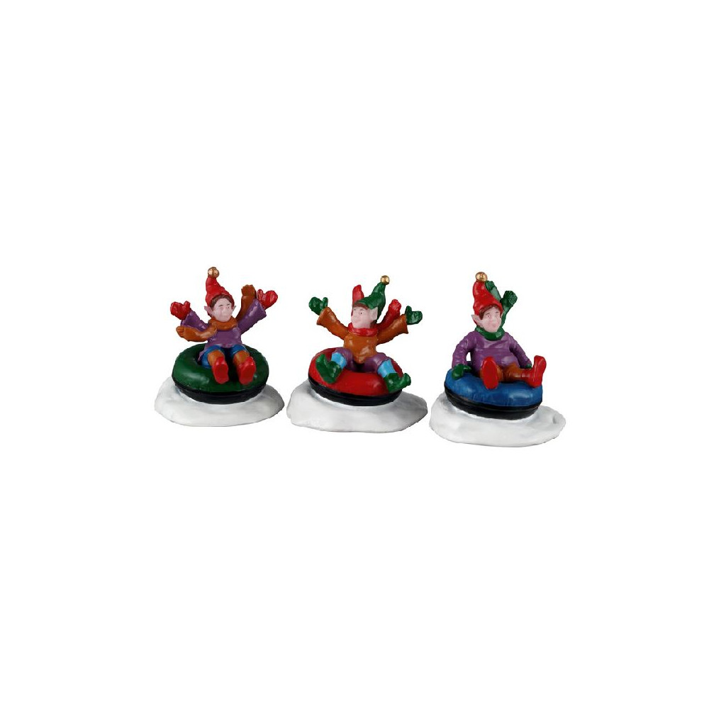 SNOW TUBERS, SET OF 3