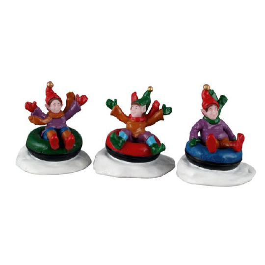 SNOW TUBERS, SET OF 3