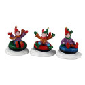 SNOW TUBERS, SET OF 3