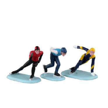 SPEED SKATERS, SET OF 3