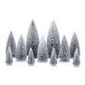 WHITE PINE TREES, SET OF 11