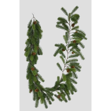GARLAND 194CM PINO C/PIGNE VERDE