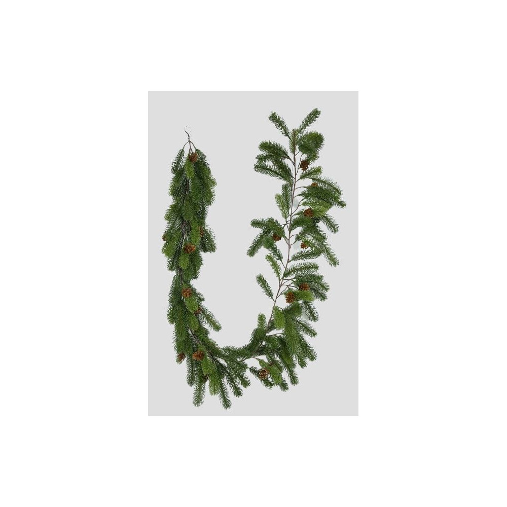 GARLAND 194CM PINO C/PIGNE VERDE