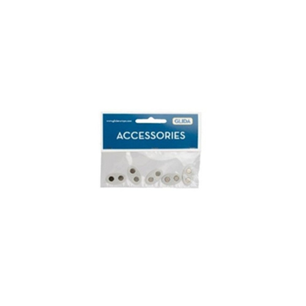PIASTRINE CON 2 MAGNETI INSERTI 5 PZ