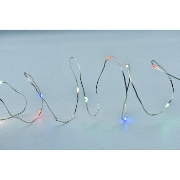 100 NANOLED BATT METAL TIMER MULTICOLOR