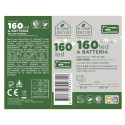 160 MICROLED BATT METAL ARG BIANCO CALDO