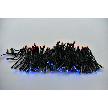 192 LED BATT TIMER C/C NERO MULTICOLOR