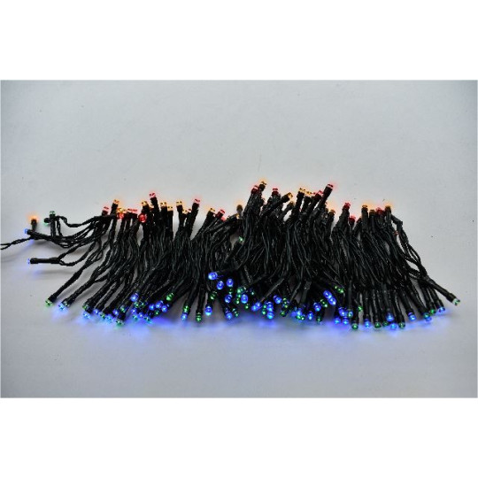 192 LED BATT TIMER C/C NERO MULTICOLOR