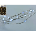 300 NANOLED BATT METAL C/TIMER BIANCO CA