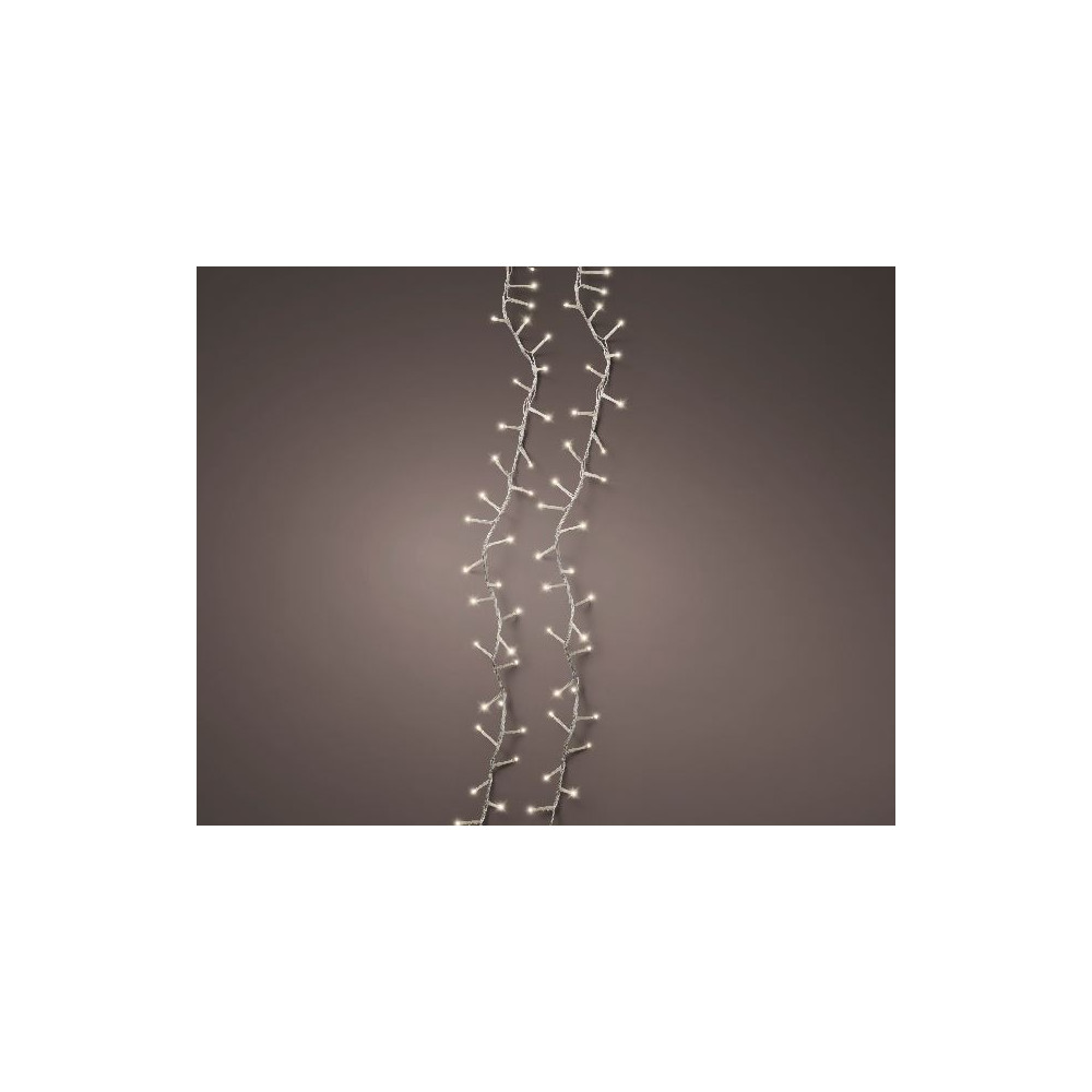 480LED BATTERIA WARM WHITE CAVO TRASP