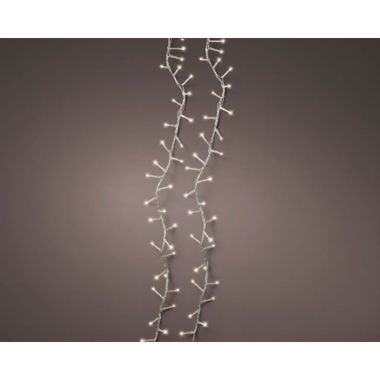 480LED BATTERIA WARM WHITE CAVO TRASP