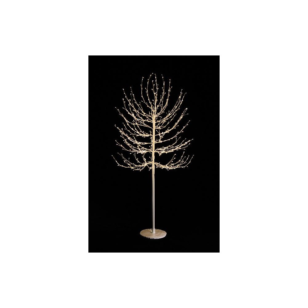 ALBERO 150CM BIANCO 580LED CALDO