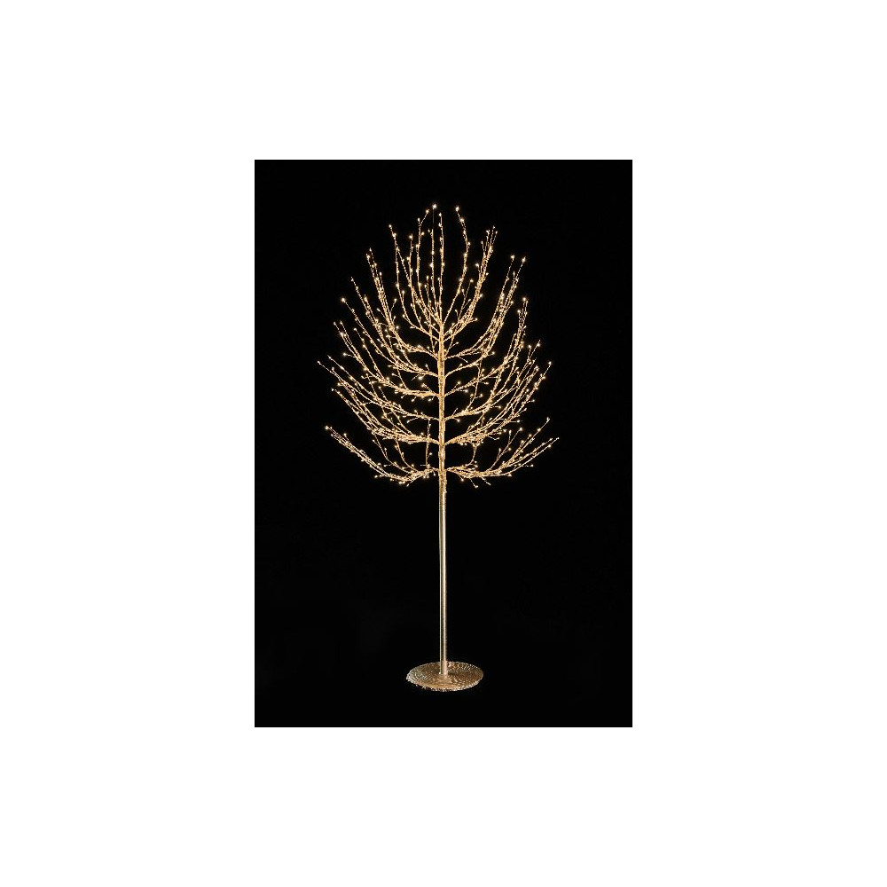 ALBERO 150CM ORO 580LED CALDO