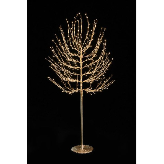 ALBERO 150CM ORO 580LED CALDO
