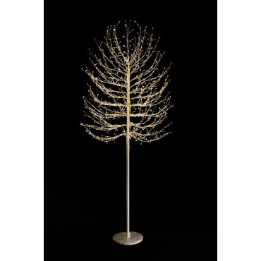 ALBERO 180CM BIANCO 900LED CALDO