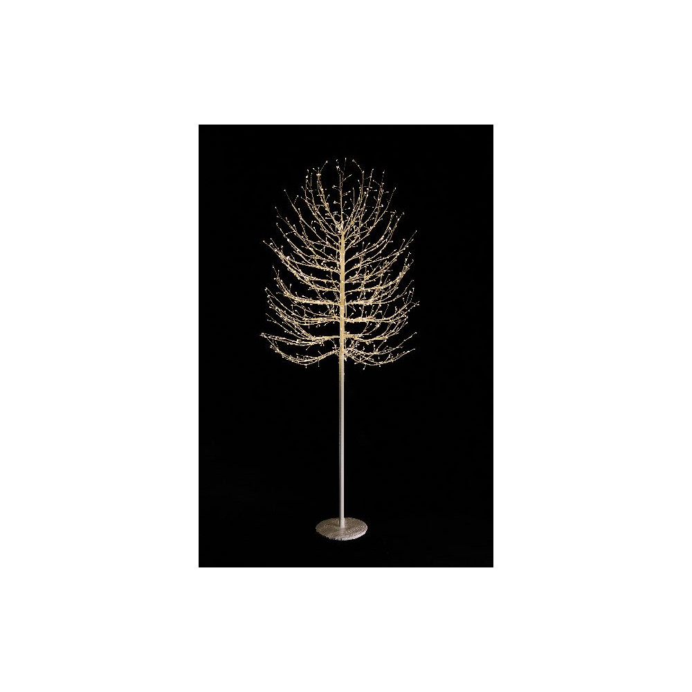 ALBERO 180CM BIANCO 900LED CALDO