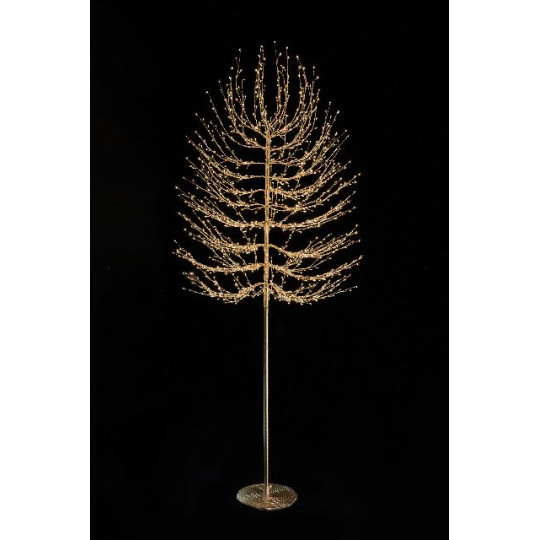 ALBERO 180CM ORO 900LED CALDO