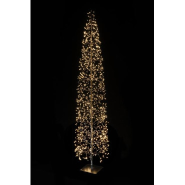 ALBERO 210CM 1224LED CALDO C/FLASH