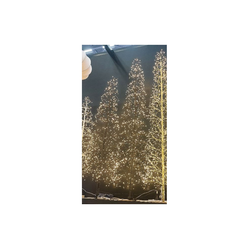 ALBERO 210CM 1224LED CALDO C/FLASH