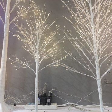 ALBERO 90CM 240MICROLED BIAN.CALDO OUTDO 2
