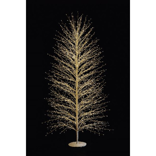 ALBERO BIANCO 210CM 2690LED CALDO C/FLAS