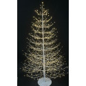 ALBERO BIANCO H90CM 570LED CALDO FLASH