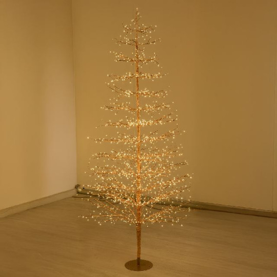 ALBERO CONICO TIGLIO H180CM ROSE GOLD 15