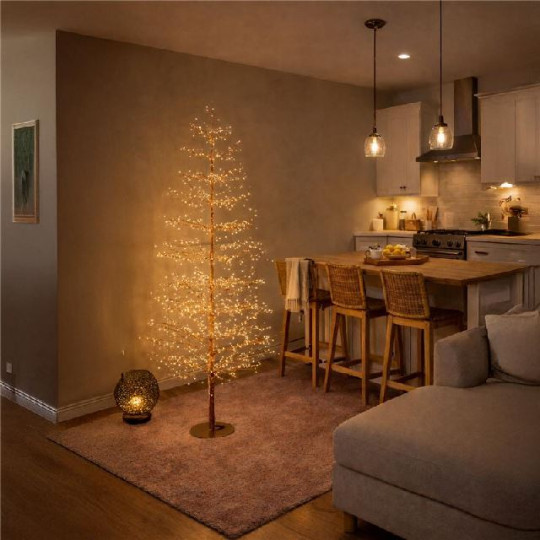 ALBERO CONICO TIGLIO H180CM ROSE GOLD 15