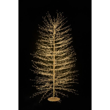 ALBERO ORO 210CM 2690LED CLADO C/FLASH