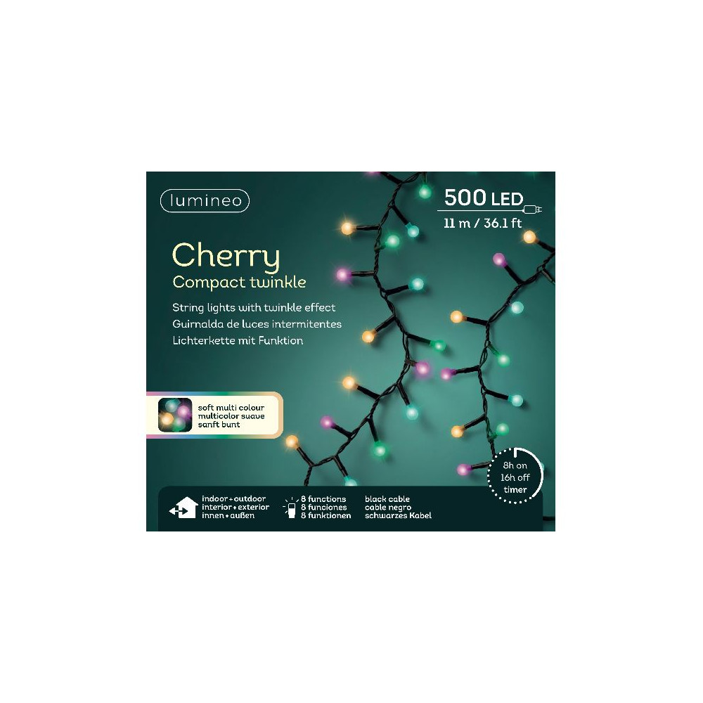 CHERRY LIGHTS MIX 500LED MULTI 1100CM