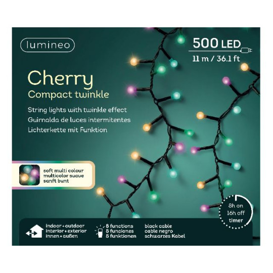 CHERRY LIGHTS MIX 500LED MULTI 1100CM