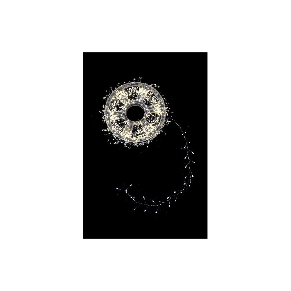 CLUSTER 1500LED 50M C/C NERO CALDO