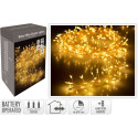 CLUSTER FILO METALLO ARGENTO 100 LED BIA