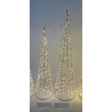 CONO ORO D25XH100CM 600LED CALDO FLASH 2