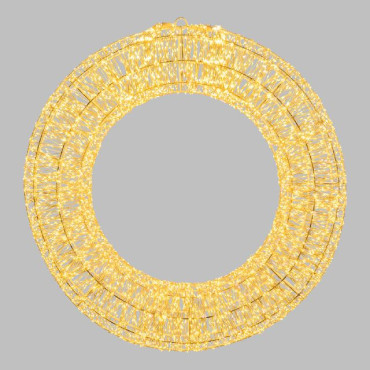 CORONA D75CM 6000LED CALDO/BIANCO ALTA I