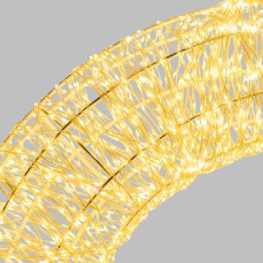 CORONA D75CM 6000LED CALDO/BIANCO ALTA I 2