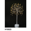 DECO SOFFIONE H35CM 120LED BATT BIANCO