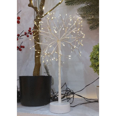 DECO SOFFIONE H35CM 120LED BATT BIANCO 2