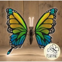 FARFALLA LED VER BLU 60CM MOVIM C/T 5M C