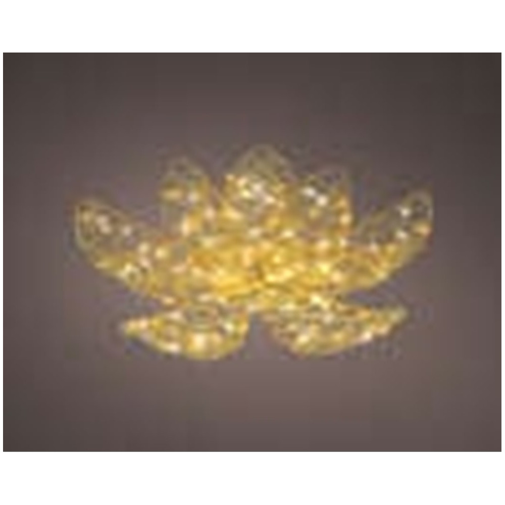 FIORE METAL LED FLASH D.28CM B.C.