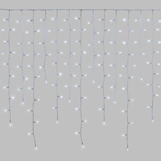 ICE LIGHTS 432LED 350XH85CM BIANC PROLUN