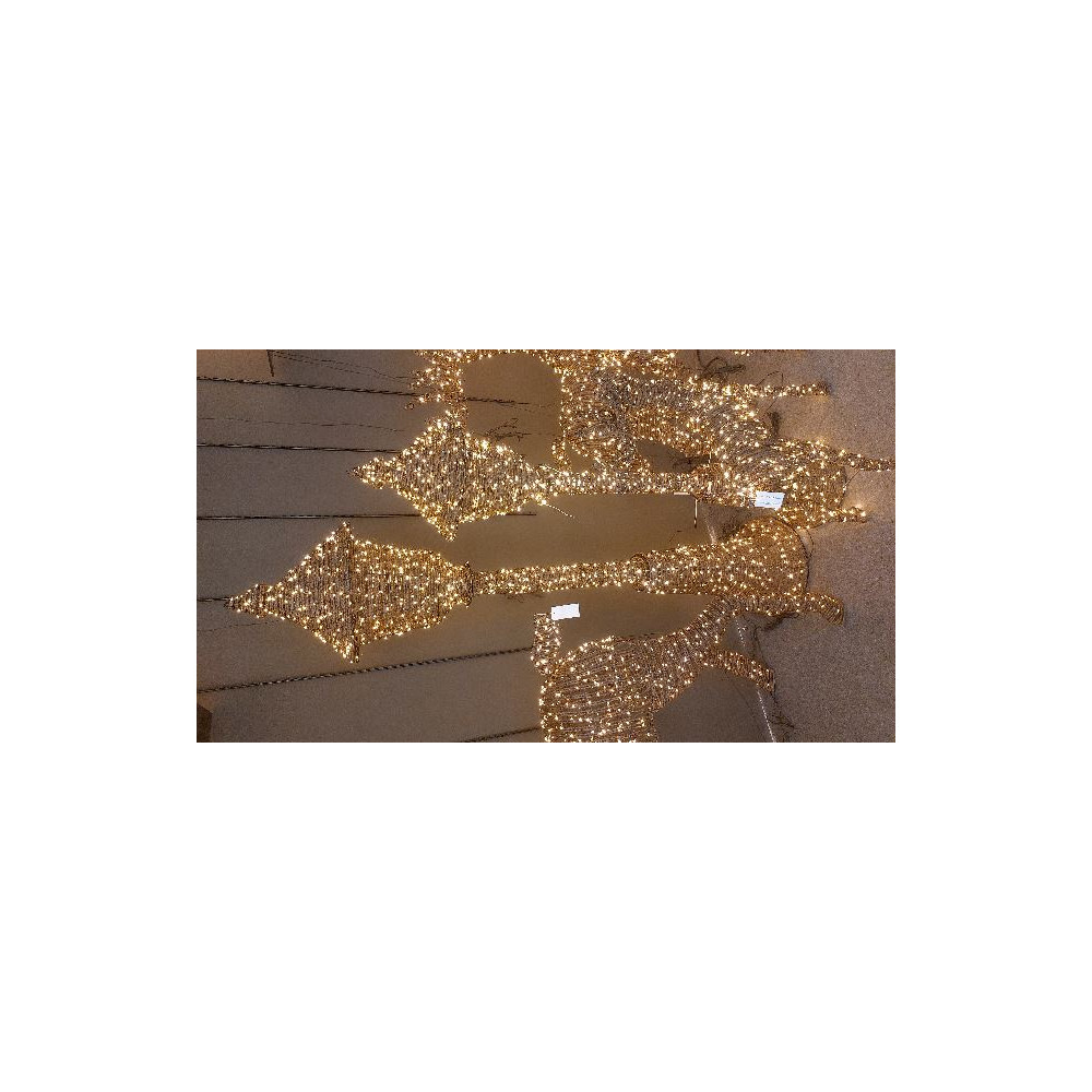 LAMPIONE FIBRA D38XH180CM 960LED CLASSIC