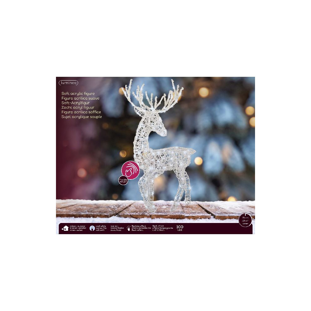 RENNA 52XH94CM 100LED BIANCO FREDDO
