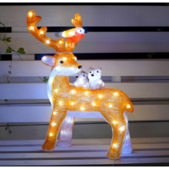 RENNA 60X37X35CM 80LED ACRILICO OUTDOOR