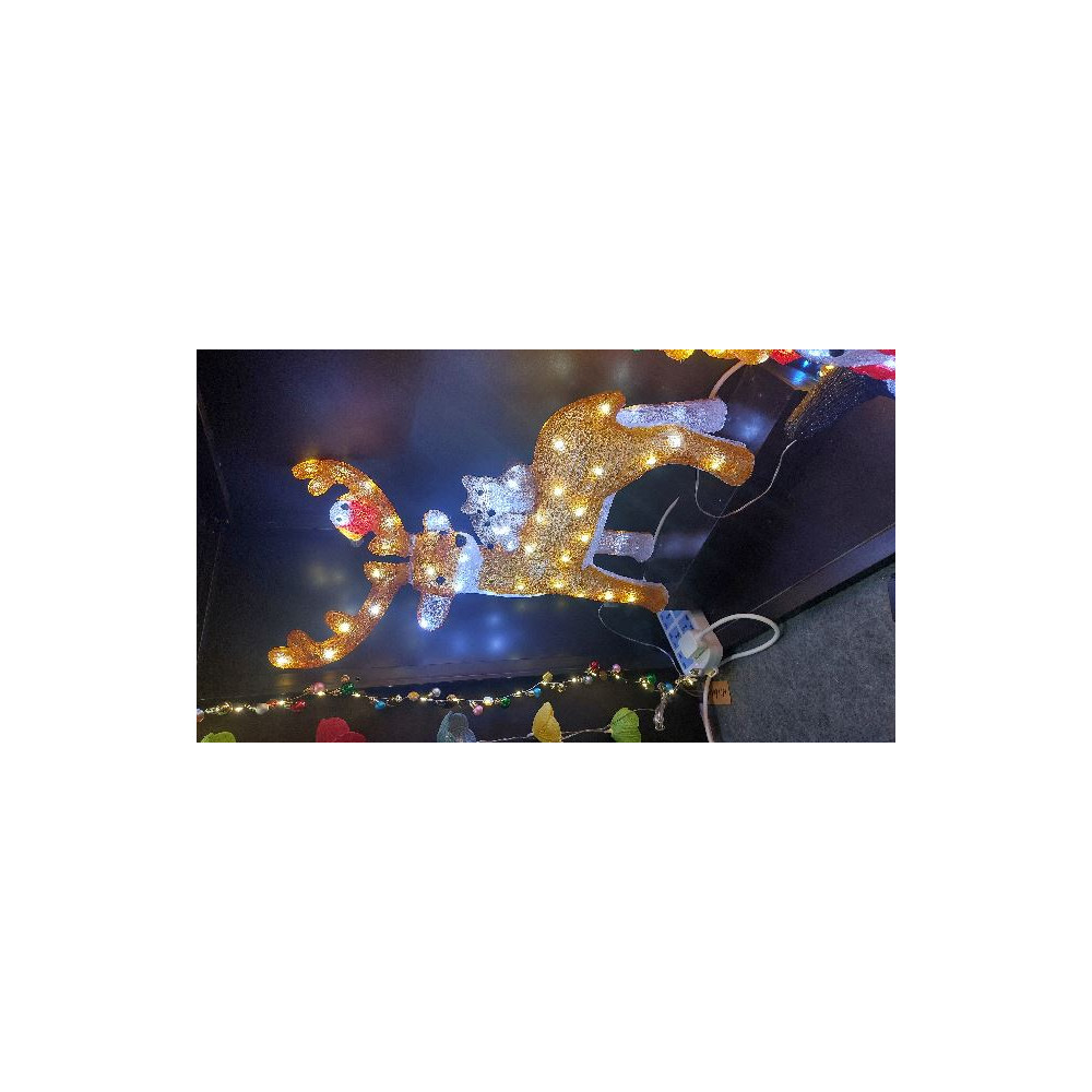 RENNA 60X37X35CM 80LED ACRILICO OUTDOOR