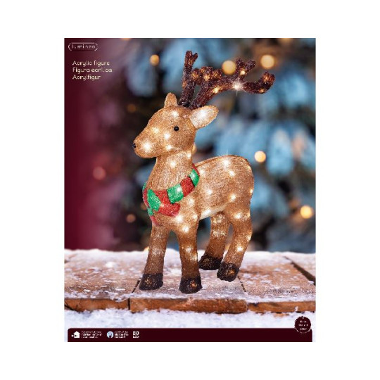 RENNA ACRILICO 21X37H54CM 80LED IP44