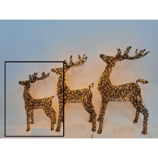RENNA FIBRA 52X23X80CM 600LED CLASSIC